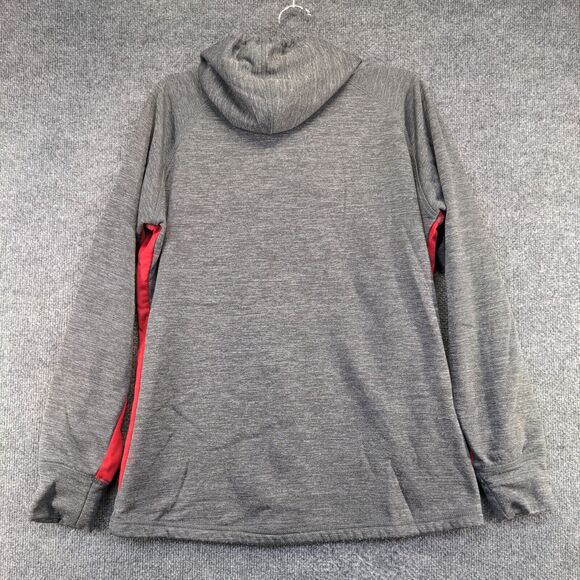 Colosseum Women's Indiana Hoosier Pullover Graphic Hoodie Sweatshirt XL Gray - Picture 6 of 13